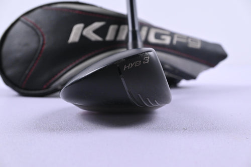 Cobra King F9 #3 Hybrid / 19 Degree / Stiff Flex Fujikura Atmos Black 7 Shaft