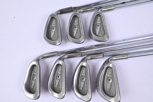 Ping Eye 2+ Irons / 5-SW / Green Dot / Stiff Flex Steel Shafts