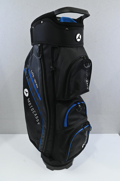 Motocaddy Lite Series Cart Bag / 14-Way / Black, Blue