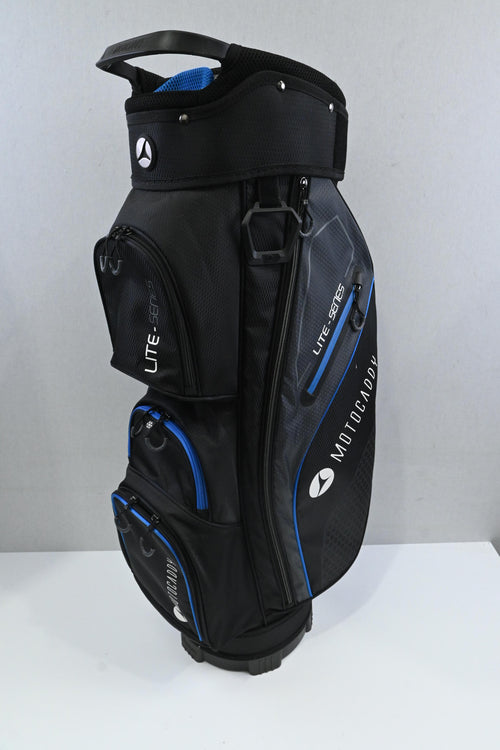 Motocaddy Lite Series Cart Bag / 14-Way / Black, Blue