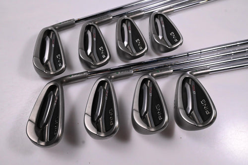 Ping G25 Irons / 5-PW+GW+SW / Green Dot / Regular Flex Ping CFS Shafts