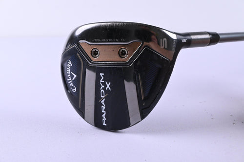 Callaway Paradym X #5 Wood / 18 Degree / Stiff Flex HZRDUS Gen4 Silver 70 Shaft