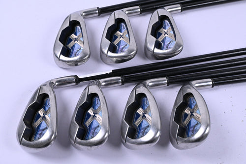 Ladies Callaway X-18 Irons / 5-PW+SW / Ladies Flex Callaway Gems 45 Shafts