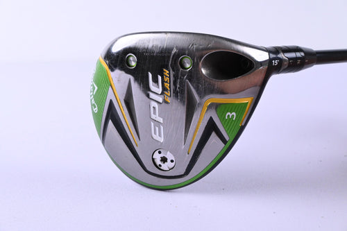 Callaway Epic Flash #3 Wood / 15 Degree / Regular Flex Tensei AV Blue 75 Shaft