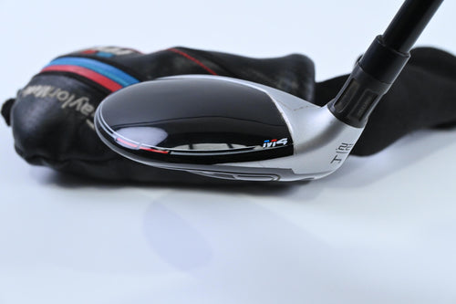 Left Hand Taylormade M4 #4 Hybrid / 22 Degree / Regular Flex Atmos Red 6