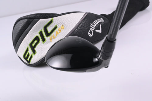 Left Hand Callaway Epic Flash #4 Hybrid / 21 Degree / Regular Flex Tensei White