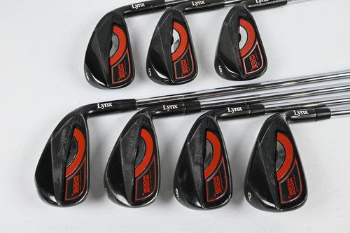 Lynx Boom Boom Irons / 4-PW / Regular Flex Lynx Boom Boom Shafts