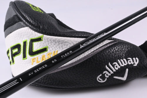 Left Hand Callaway Epic Flash #4 Hybrid / 21 Degree / Regular Flex Tensei White