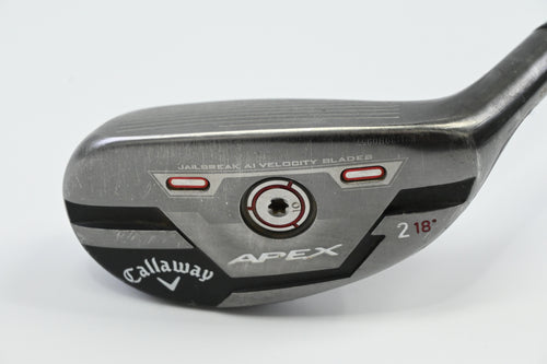 Callaway Apex Pro 21 #2 Hybrid / 18 Degree / Stiff Flex MMT 80 Shaft