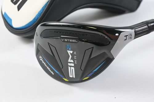 Taylormade SIM2 Max #4 Hybrid / 22 Degree / Stiff Flex Ventus Blue 7 Shaft