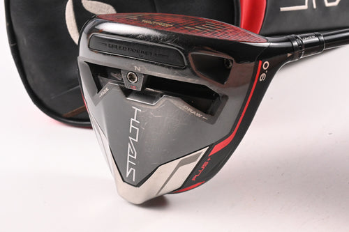Taylormade Stealth Plus Driver / 9 Degree / Stiff Flex HZRDUS RDX Smoke Red 60