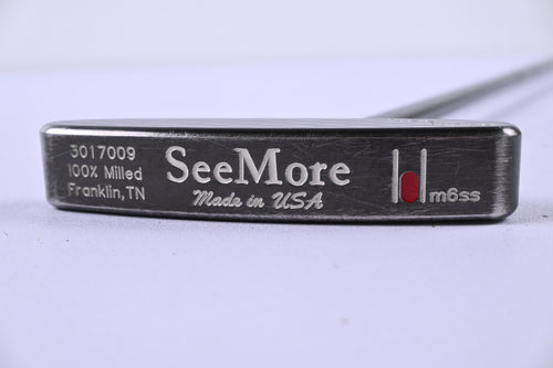 Seemore M6 SS Platinum Putter / 37 Inch