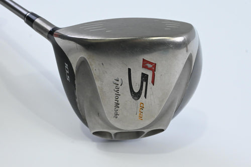 Left Hand Taylormade R5 Dual Driver / 10.5 Degree / Regular Flex M.A.S 55