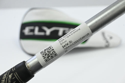 Callaway Elyte Triple Diamond Driver / 9 Degree / Regular Flex Evenflow Green 55