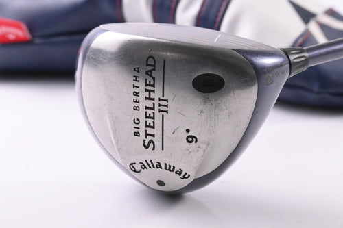Callaway Steelhead III Driver / 9 Degree / Firm Flex Callaway System III Shaft