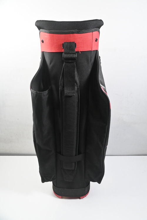 TaylorMade Cart Lite Cart Bag / 14-Way Divider / Red, Black