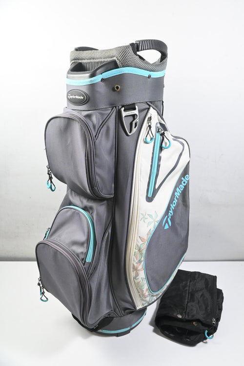 TaylorMade Cart Bag / 15-Way Divider / Grey, Blue