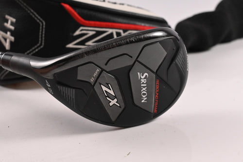 Left Hand Srixon ZX Mk II 2023 #4 Hybrid / 22 Degree / Regular Flex HZRDUS RDX