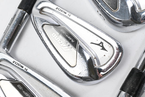 Mizuno MP-59 Irons / 3-PW / Regular+ Flex Project X Rifle Shafts