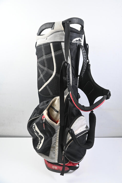 Sun Mountain Three 5 Golf Bags / 4-Way Divider / White, Black & Red