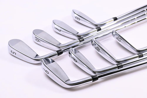 Titleist T300 2021 Irons / 5-PW+48°+53° / Stiff Flex AMT Tour White S300 Shafts