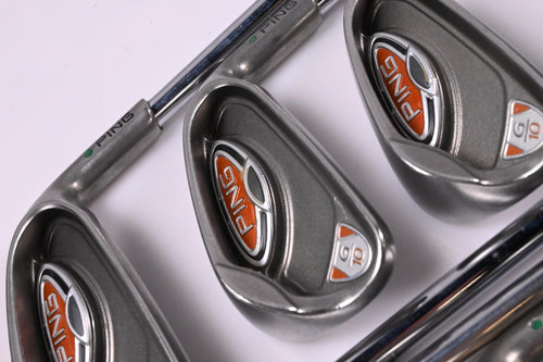 Ping G10 Irons / 5-PW+GW+SW+LW / Green Dot / Senior Flex Ping AWT Shafts