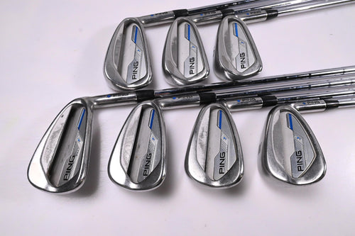 Ping i-Series E1 Irons / 4-PW / Blue Dot / Stiff Flex Ping CFS Distance Shafts