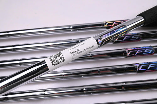 Ping i-Series E1 Irons / 4-PW / Blue Dot / Stiff Flex Ping CFS Distance Shafts