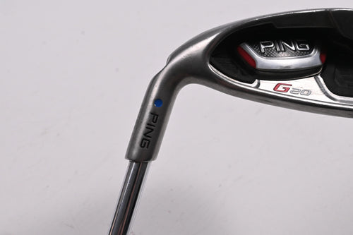 Left Hand Ping G20 #7 Iron / 32 Degree / Blue Dot / Regular Flex Ping CFS Shaft