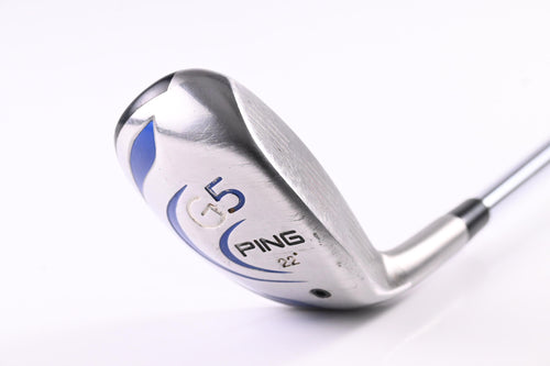 Ping G5 #4 Hybrid / 22 Degree / Stiff Flex Steel Shaft