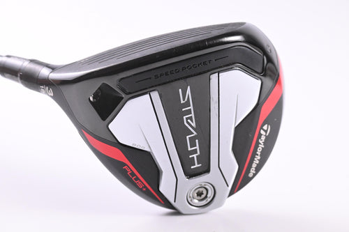 Left Hand Taylormade Stealth Plus #3 Wood / 15 Degree / Stiff Flex Ozik M4 60