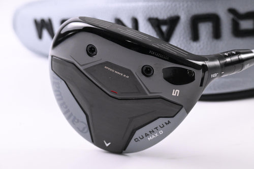 Ladies Callaway Quantum Max D #5 Wood / 18 Degree / Ladies Flex Eldio 40 Shaft