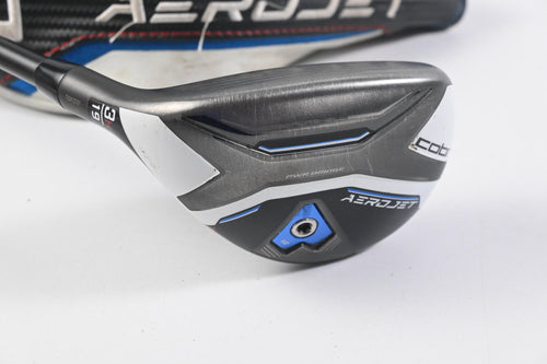 Left Hand Cobra Aerojet #3 Hybrid / 19 Degree / Regular Flex KBS PGI 75 Shaft