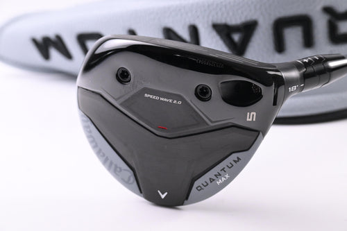Callaway Quantum Max #5 Wood / 18 Degree / Regular Flex Denali Silver 60 Shaft