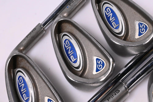 Ping G5 Irons / 5-PW+SW / Blue Dot / Regular Flex Ping Shafts