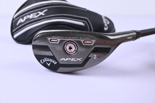 Callaway Apex Pro 21 #2 Hybrid / 18 Degree / Stiff Flex MMT HY 80 Shaft