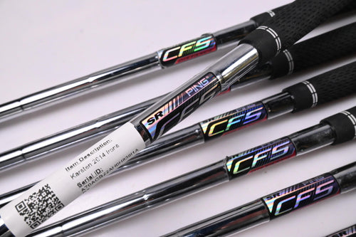 Ping Karsten 2014 Irons / 5-PW+GW / White Dot / Senior Flex Ping CFS Shafts