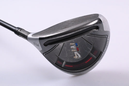 Left Hand Taylormade M4 #3 Wood / 15 Degree / Stiff Flex Fujikura Atmos Red 6