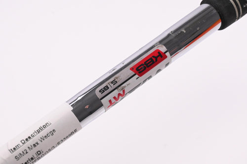 Left Hand Taylormade SIM2 Max Approach Wedge / 49 Degree / Stiff Flex KBS Max MT