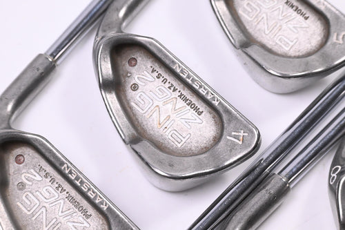 Ping Karsten Zing 2 Irons / 3-9 / Red Dot / Stiff Flex Steel Shafts
