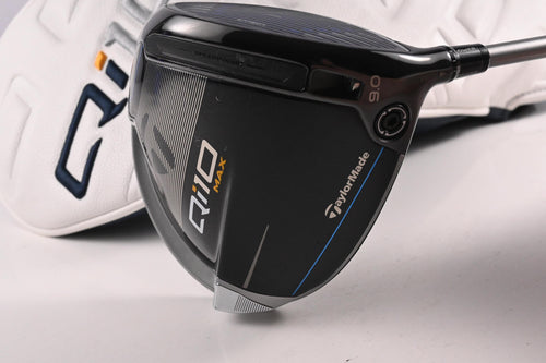 Taylormade Qi10 Max Driver / 9 Degree / Regular Flex Fujikura Speeder NX TCS 50