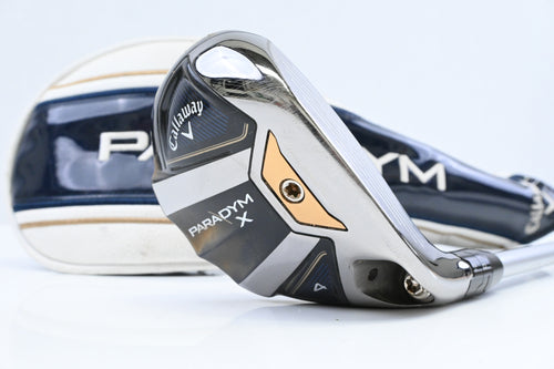 Callaway Paradym X #4 Hybrid / 21 Degree / Senior Flex Aldila Ascent PL 50 Shaft