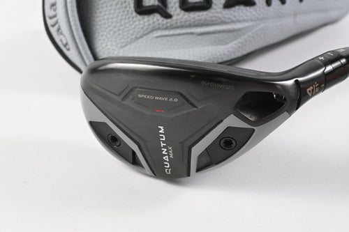 Callaway Quantum Max #4 Hybrid / 21 Degree / Regular Flex Denali Frost Silver 60