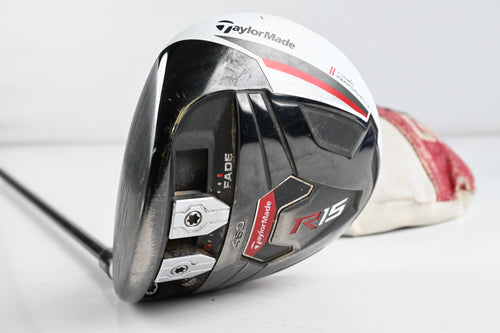 Left Hand Taylormade R15 Driver / 9.5 Degree / Regular Flex Fujikura Pro 50