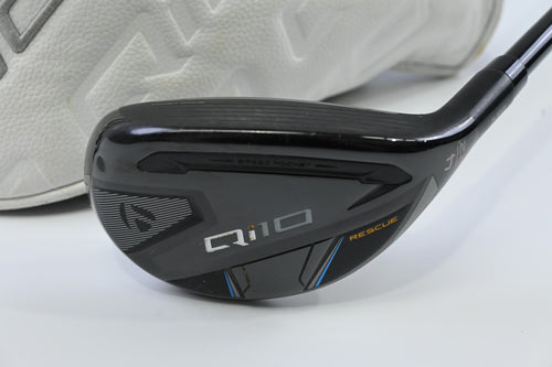 Taylormade Qi10 #4 Hybrid / 22 Degree / Regular Flex Fujikura Ventus TR Blue 6