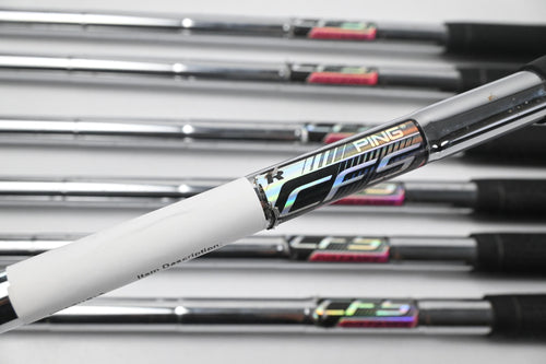 Left-Hand Ping G30 Irons / 5-PW+SW / Black Dot / Regular Flex Ping CFS Distance