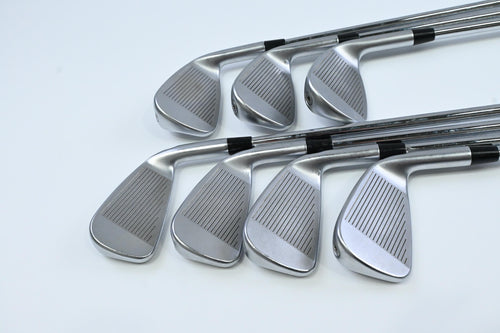 Left Hand Ping i230 Irons / 4-PW Blue Dot / Stiff Flex Ping AWT 2.0 Shafts