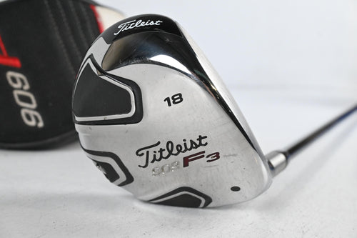 Titleist 909 F3 #5 Wood / 18 Degree / Stiff Flex Aldila Voodoo Shaft