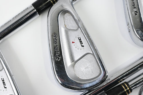 Taylormade RAC CB Coin Forged Irons / 3-9 / Stiff Flex Dynamic Gold S300 Shafts