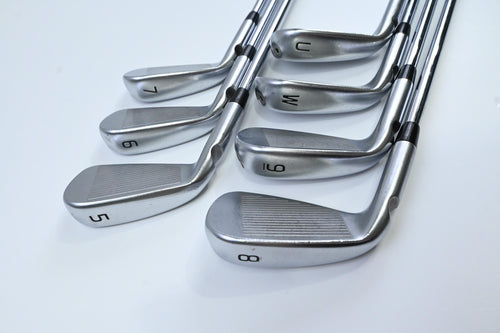Ping i530 Irons / 5-PW+UW / Black Dot / Stiff Flex Ping AWT 3.0 Shafts